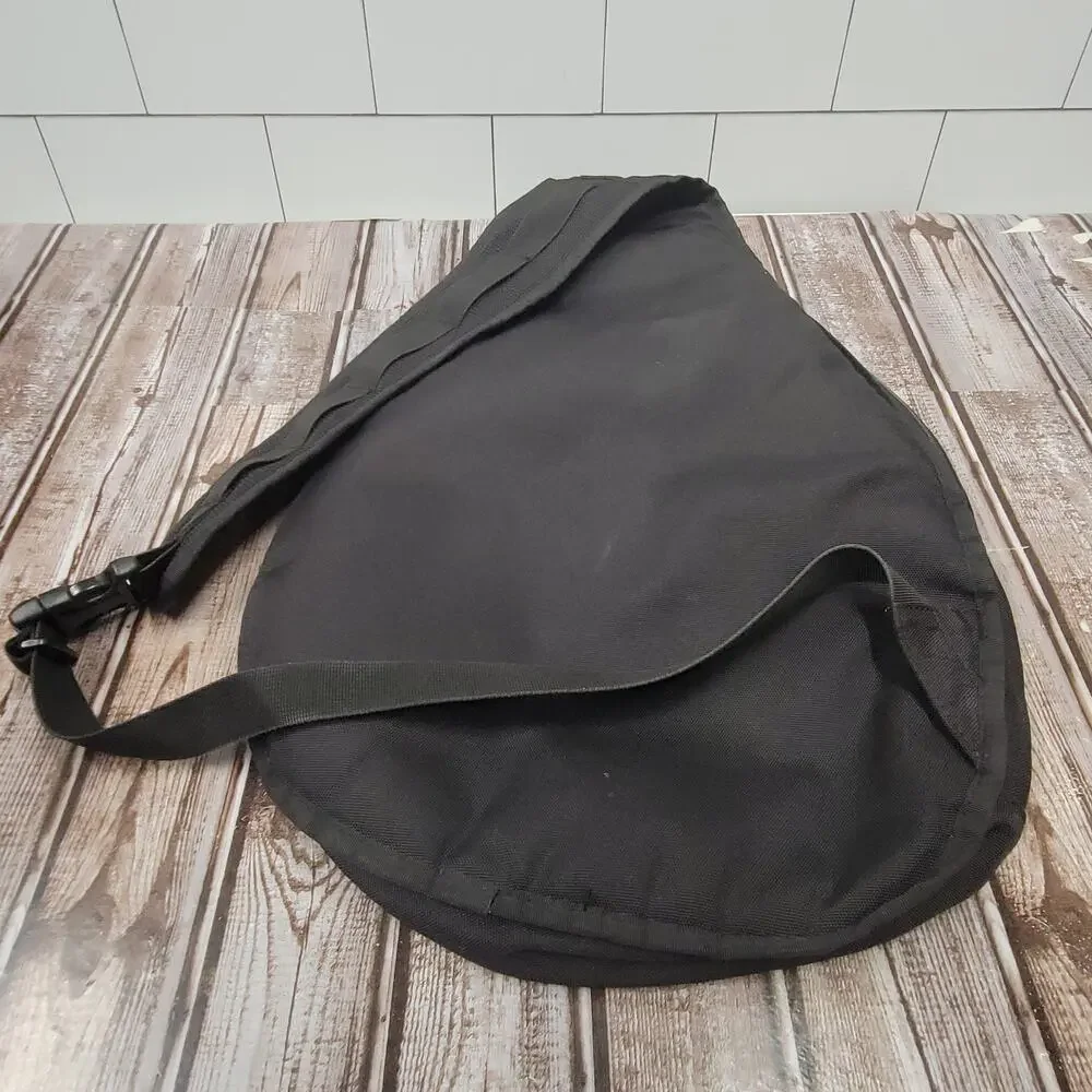 Eddie Bauer Sling Backpack Gray Black Crossbody Travel Hiking Day Pack Bag